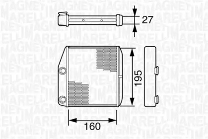 Теплообменник MAGNETI MARELLI 350218227000