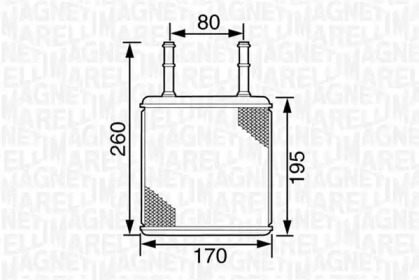 Теплообменник MAGNETI MARELLI 350218248000