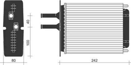 Теплообменник MAGNETI MARELLI 350218255000