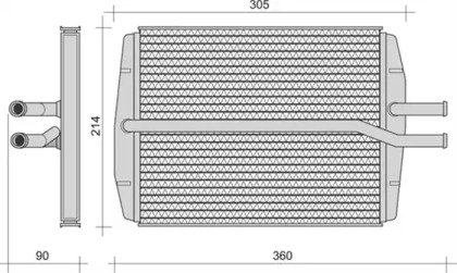 Теплообменник MAGNETI MARELLI 350218256000