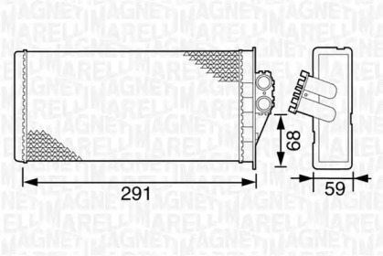 Теплообменник MAGNETI MARELLI 350218265000