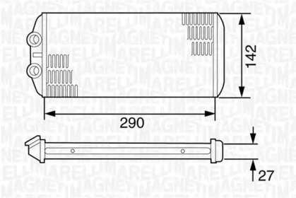 Теплообменник MAGNETI MARELLI 350218306000