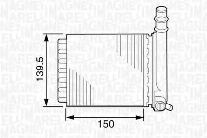 Теплообменник MAGNETI MARELLI 350218307000