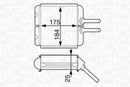 Теплообменник MAGNETI MARELLI 350218312000