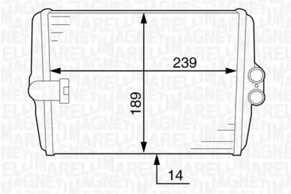 Теплообменник MAGNETI MARELLI 350218316000