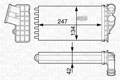 Теплообменник MAGNETI MARELLI 350218318000