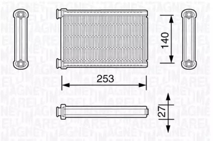 Теплообменник MAGNETI MARELLI 350218331000