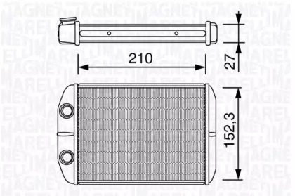 Теплообменник MAGNETI MARELLI 350218332000