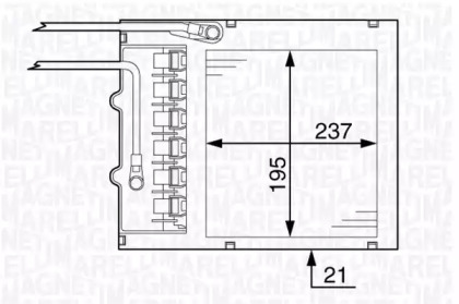 Теплообменник MAGNETI MARELLI 350218333000