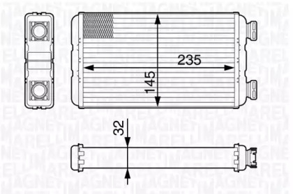 Теплообменник MAGNETI MARELLI 350218338000