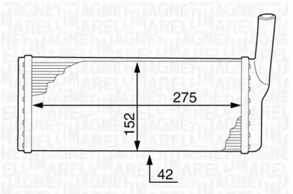 Теплообменник MAGNETI MARELLI 350218344000