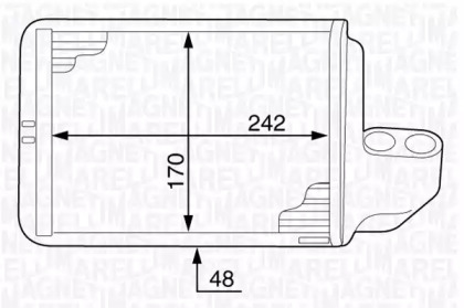 Теплообменник MAGNETI MARELLI 350218347000