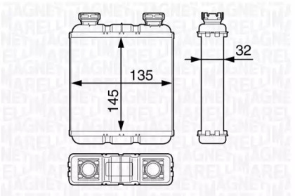 Теплообменник MAGNETI MARELLI 350218350000