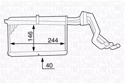 Теплообменник MAGNETI MARELLI 350218353000