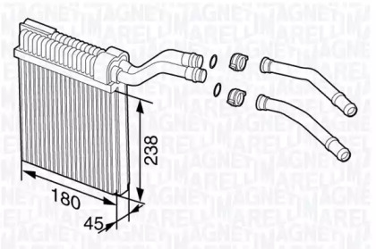 Теплообменник MAGNETI MARELLI 350218357000