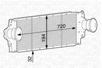 Теплообменник MAGNETI MARELLI 351319201950