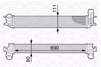 Теплообменник MAGNETI MARELLI 351319202630