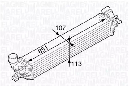 Теплообменник MAGNETI MARELLI 351319202640