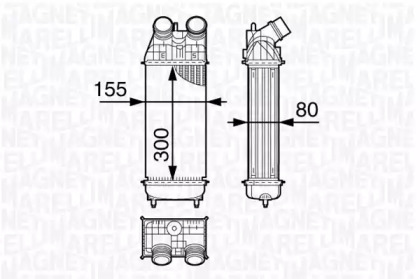 Интеркулер MAGNETI MARELLI 351319202860