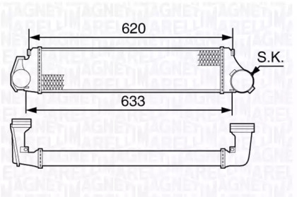 Теплообменник MAGNETI MARELLI 351319203420