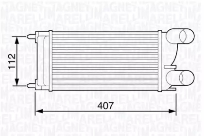 Интеркулер MAGNETI MARELLI 351319203550