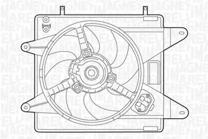 Вентилятор MAGNETI MARELLI 069422015010