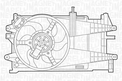 Вентилятор MAGNETI MARELLI 069422038010