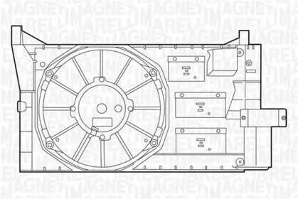 Вентилятор MAGNETI MARELLI 069422043010