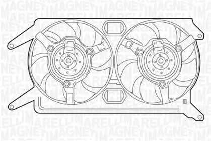 Вентилятор MAGNETI MARELLI 069422243010