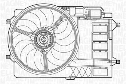 Вентилятор MAGNETI MARELLI 069422279010