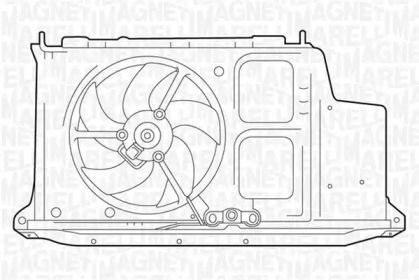 Вентилятор MAGNETI MARELLI 069422282010