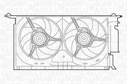 Вентилятор MAGNETI MARELLI 069422286010