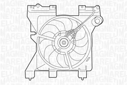 Вентилятор MAGNETI MARELLI 069422287010