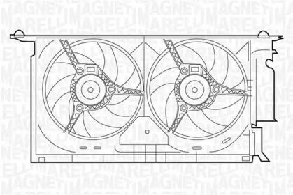 Вентилятор MAGNETI MARELLI 069422289010