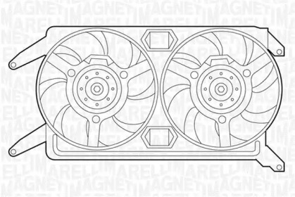 Вентилятор MAGNETI MARELLI 069422298010