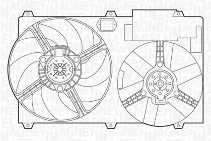 Вентилятор MAGNETI MARELLI 069422302010