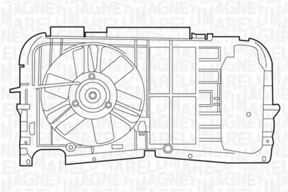 Вентилятор MAGNETI MARELLI 069422370010