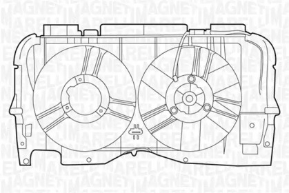 Вентилятор MAGNETI MARELLI 069422371010