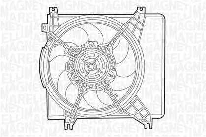 Вентилятор MAGNETI MARELLI 069422406010