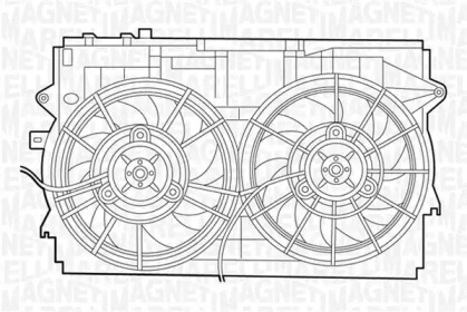 Вентилятор MAGNETI MARELLI 069422445010