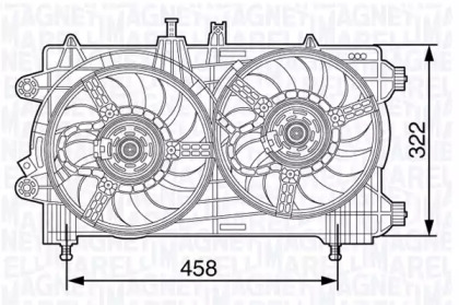 Вентилятор MAGNETI MARELLI 069422481010