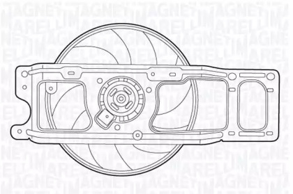 Вентилятор MAGNETI MARELLI 069422535010