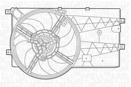 Вентилятор MAGNETI MARELLI 069422553010