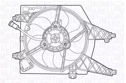 Вентилятор MAGNETI MARELLI 069422561010