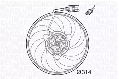 Вентилятор MAGNETI MARELLI 069422565010