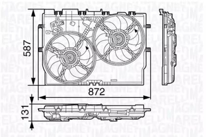 Вентилятор MAGNETI MARELLI 069422584010