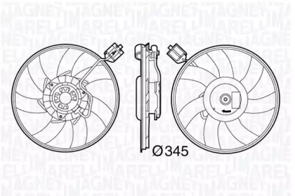 Вентилятор MAGNETI MARELLI 069422586010