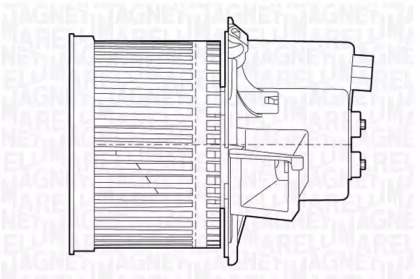 Вентилятор салона MAGNETI MARELLI 069412652010