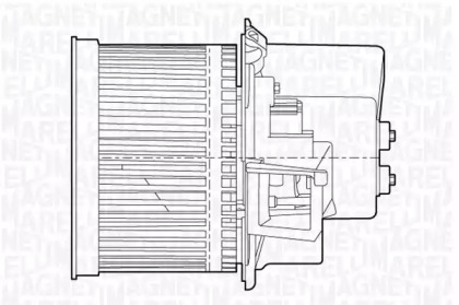 вентилятор MAGNETI MARELLI 069412654010