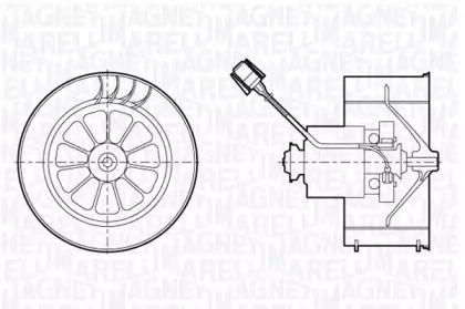 вентилятор MAGNETI MARELLI 069412678010